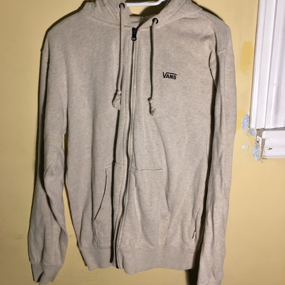 Vans cream hoodie